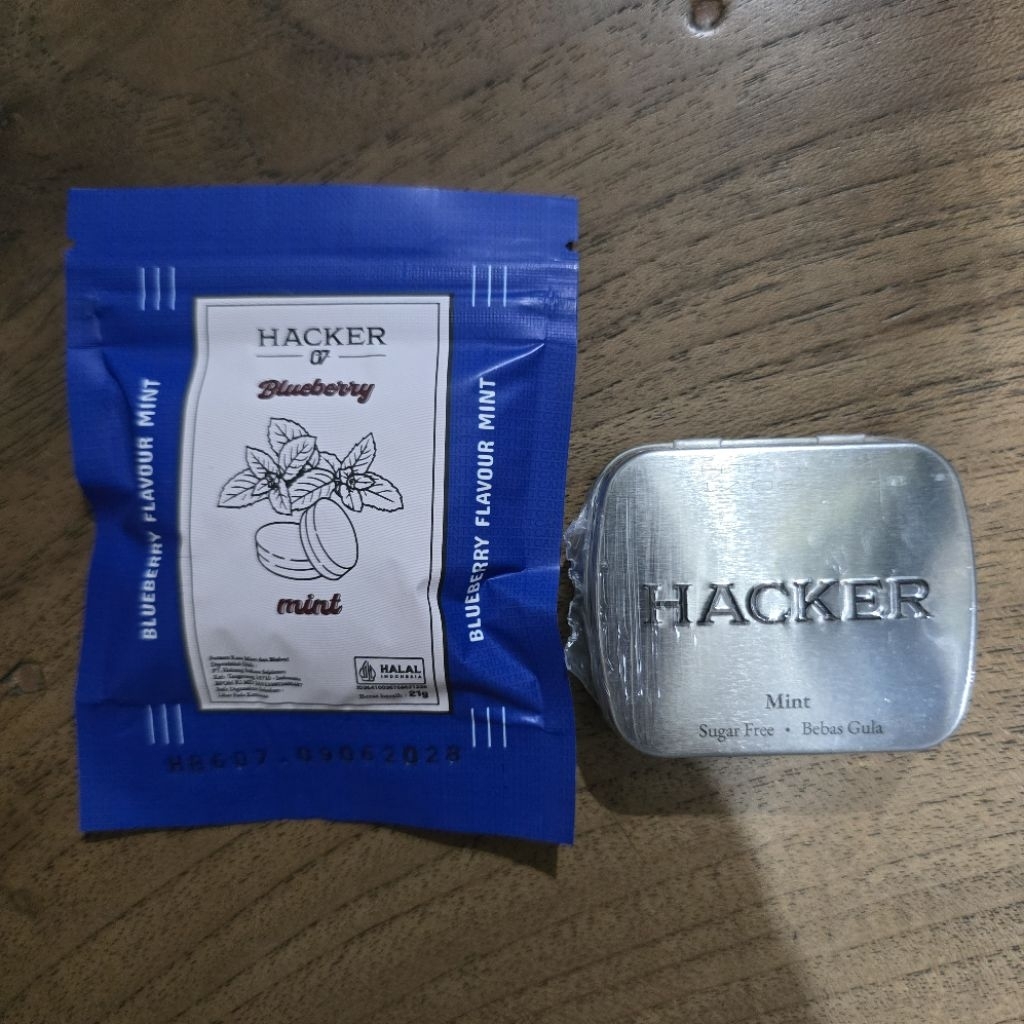 HACKER MINT PERMEN MINT RASA BLUEBERRY