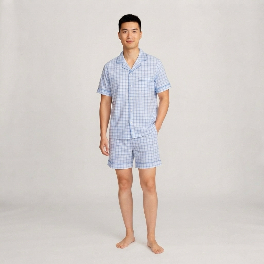 Mini Marlan Pajamas Gingham Man Set