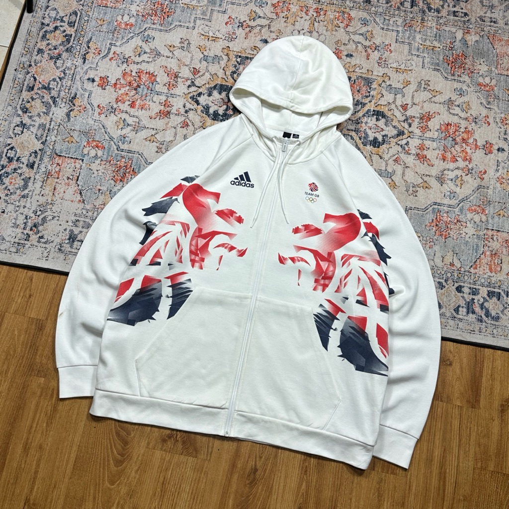 ADIDAS GREAT BRITAIN ZIP HOODIE
