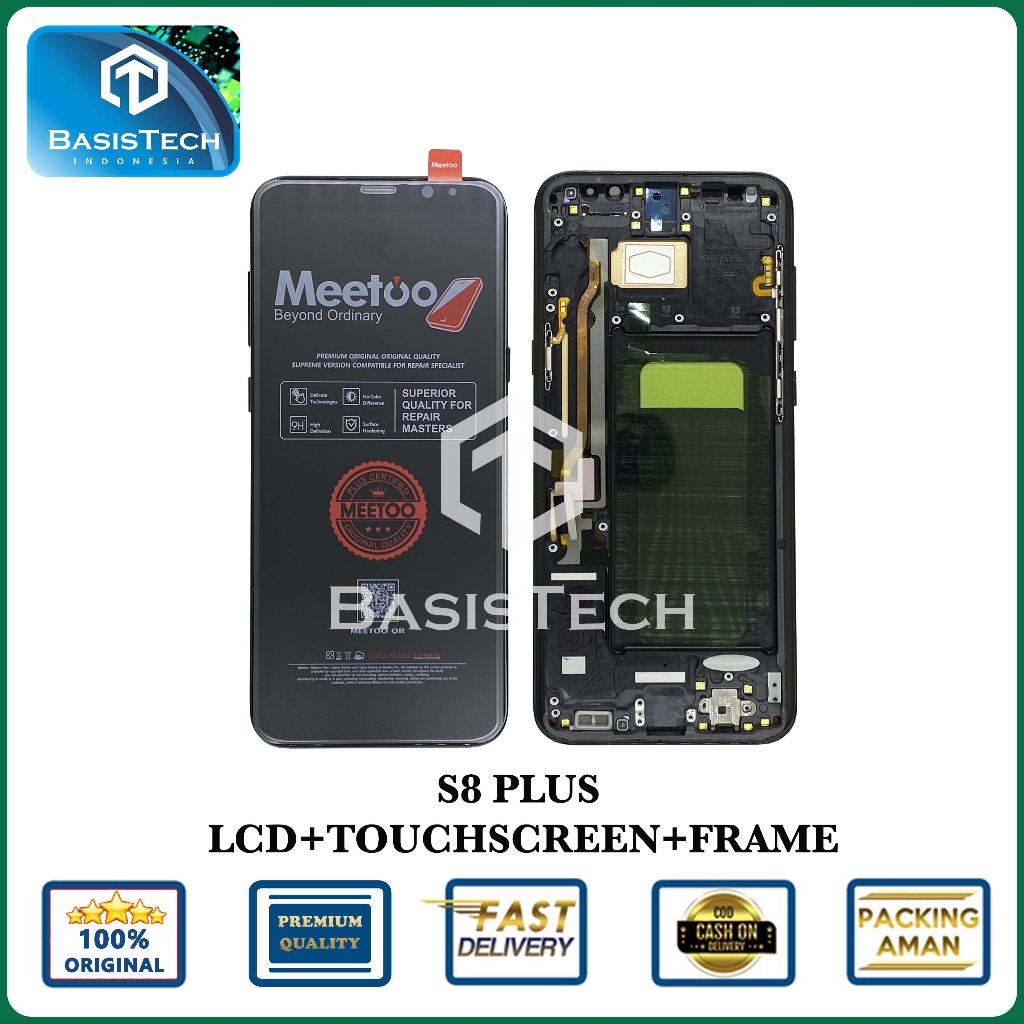 LCD FOR SAMSUNG S8 PLUS - G955 +FRAME - INCELL MEETOO