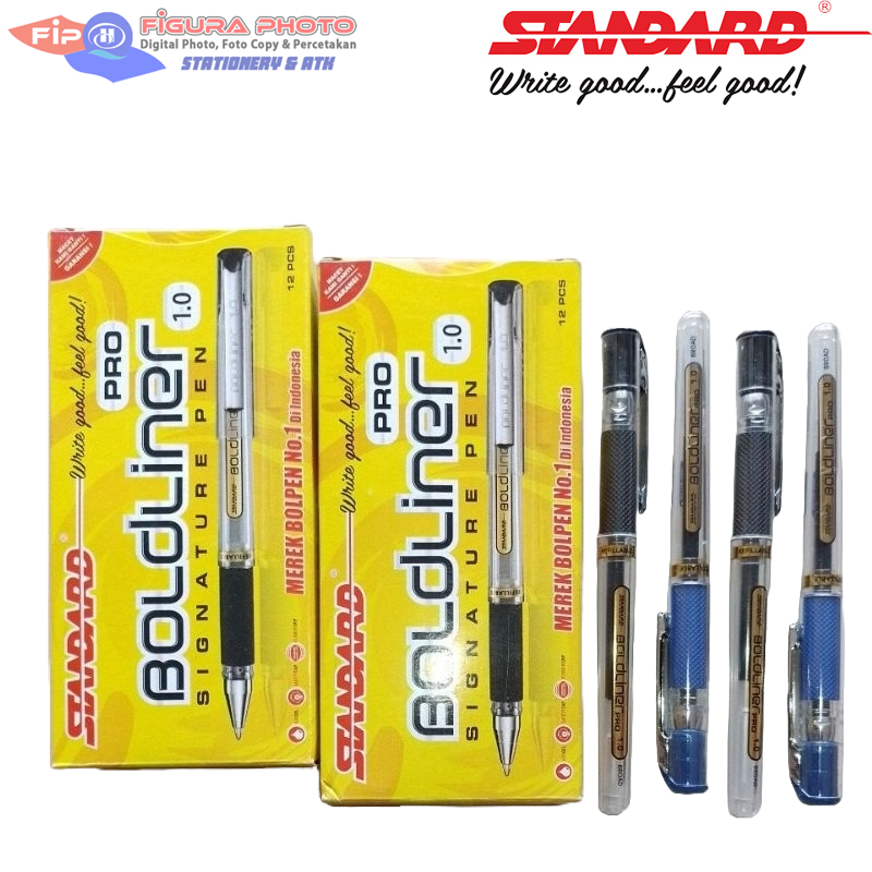 Pulpen Standar Boldliner Pro 1.0 / Pulpen Tanda Tangan, Tinta Tebal