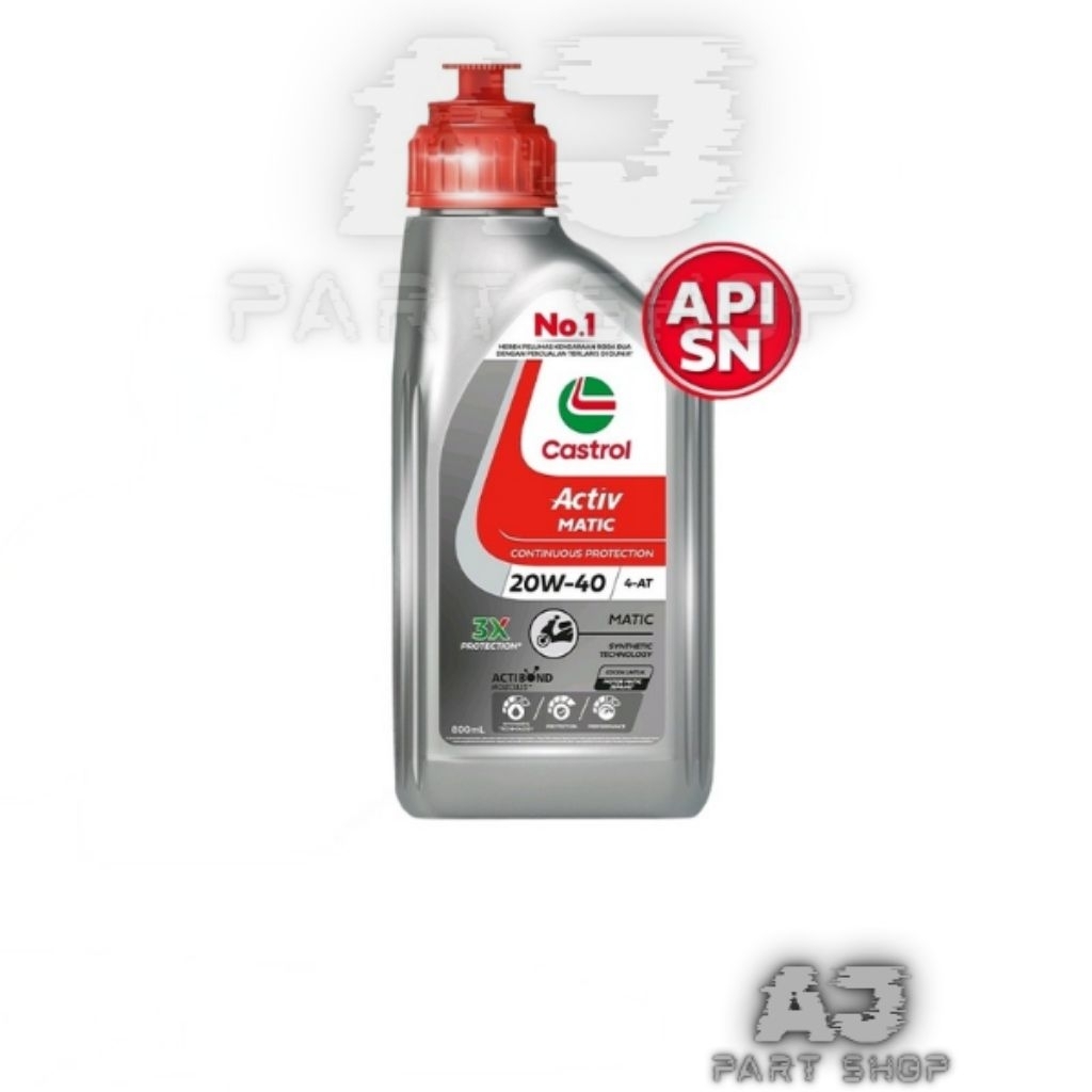 Oli Castrol Activ Matic 20W-40 0,8L Oil Castrol Original