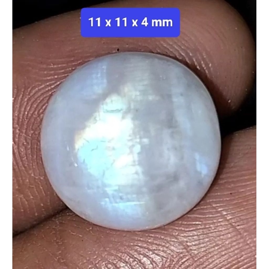 Batu moonstone Biduri Laut asli alam