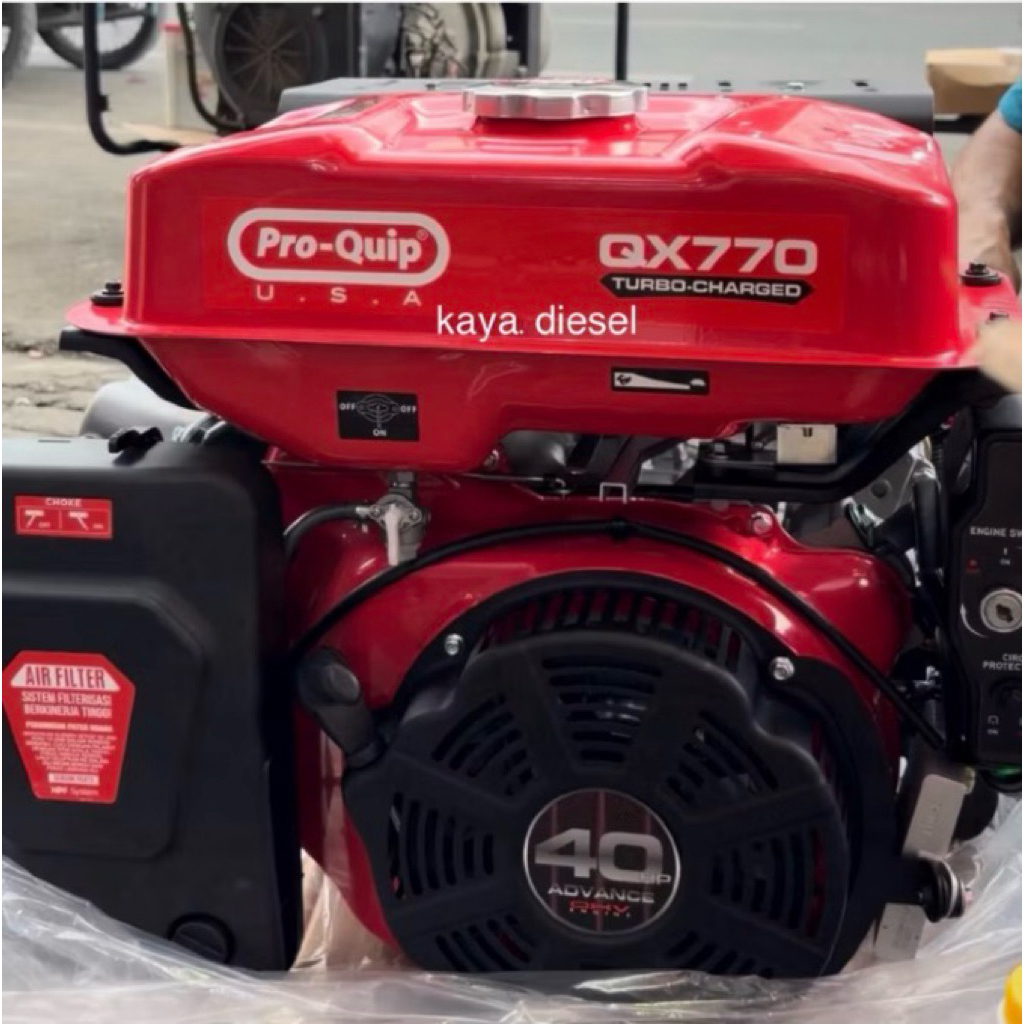[100% ORIGINAL] PRO-QUIP QX590 QX770 QX160 QX270 QX440 QX200 QX390 MESIN PENGGERAK BENSIN 33 HP/ENGI