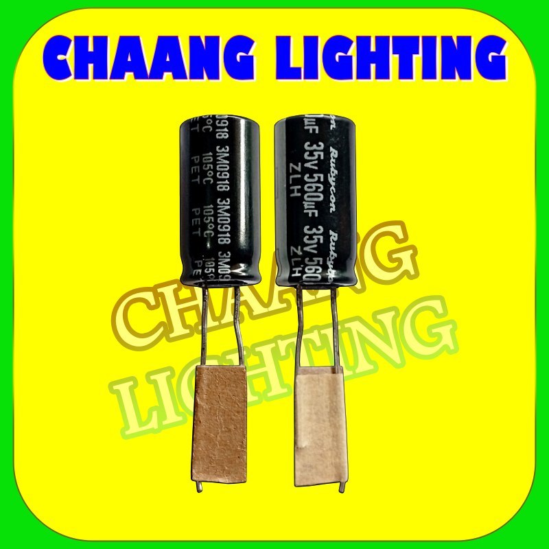 560UF 35V ELCO 560UF35V RUBYCON CAPASITOR ELCO 560UF 35V 105' KAPASITOR ELKO 560UF35V 105°C RUBYCON