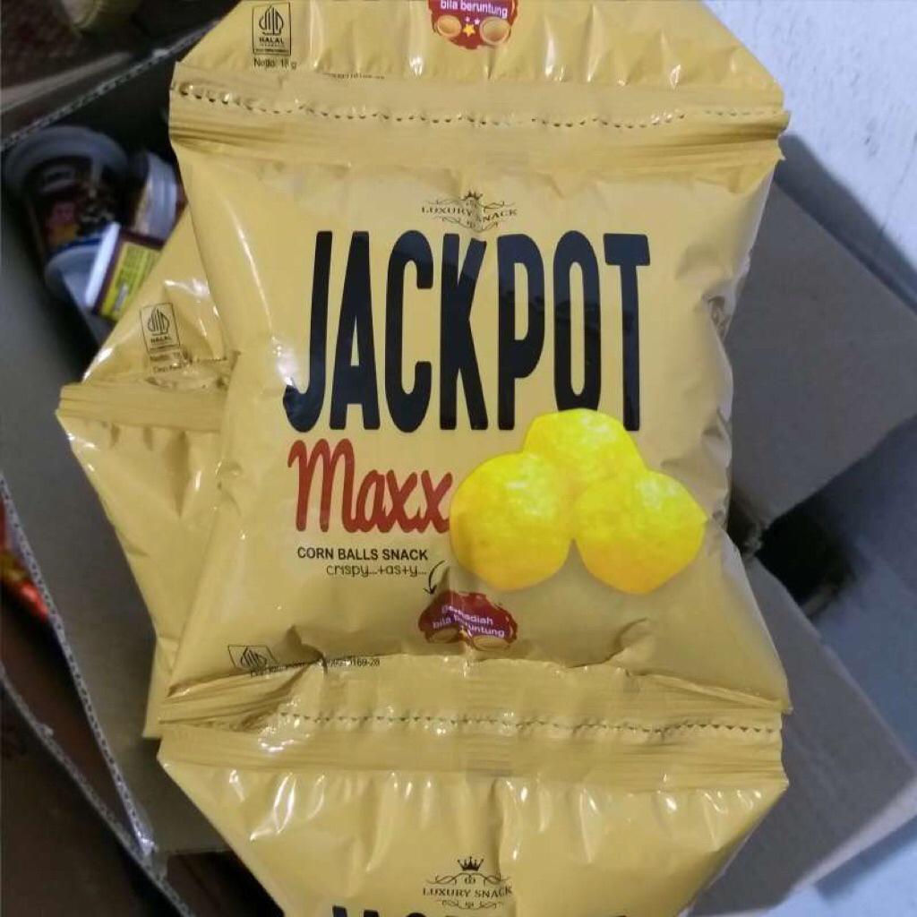 10 Pcs Ciki Jackpot - Camilan Jadul Berhadiah, Ciki Jackpot Maxx 1rtg