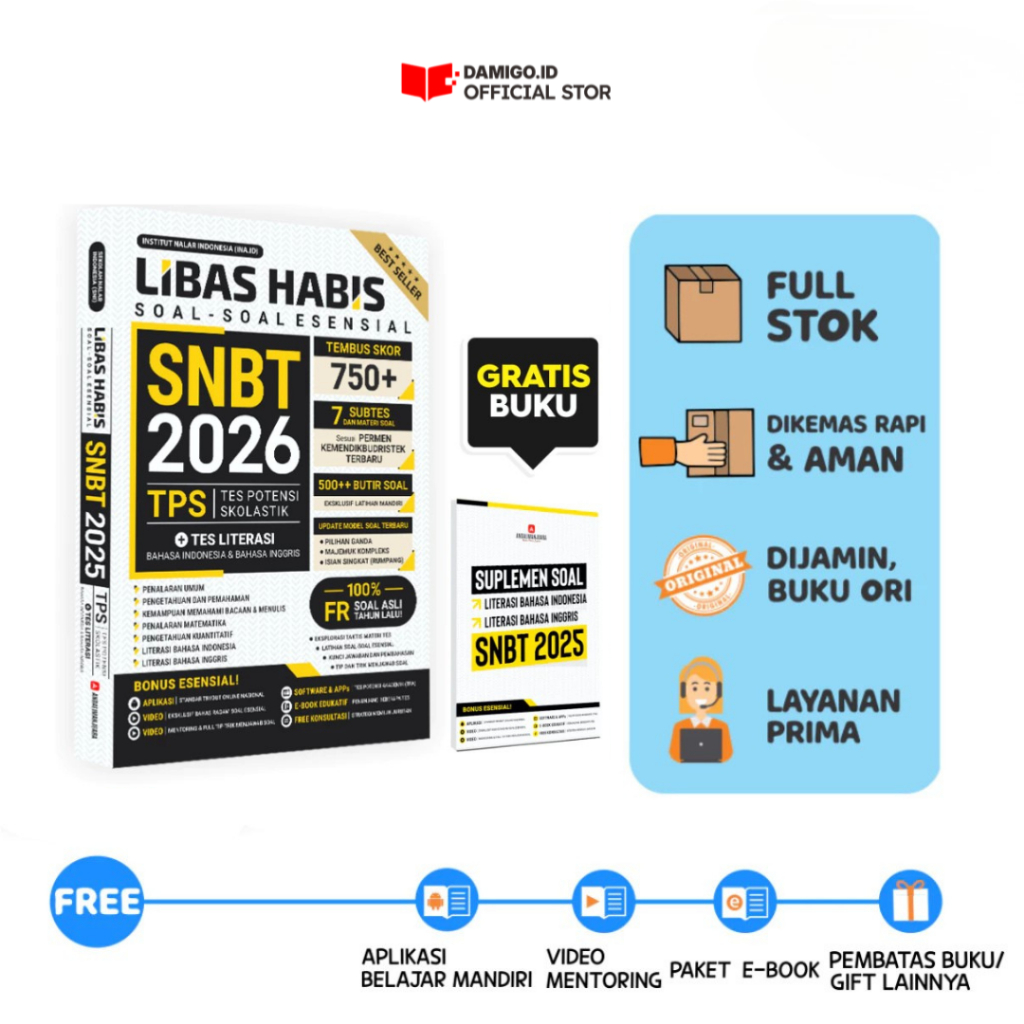 Buku SNBT 2026 - Libas Habis Soal-Soal Esensial SNBT 2026