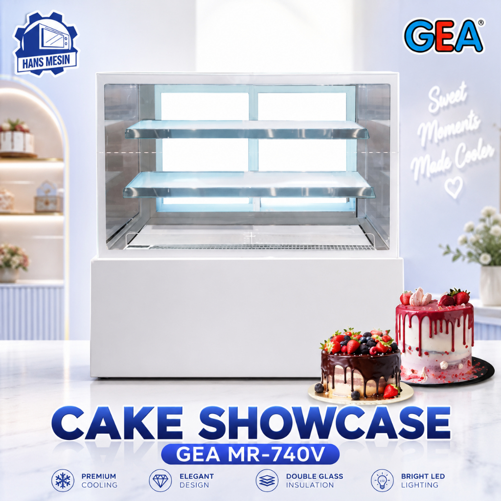 GEA SHOWCASE KUE 330 LITER / CAKE SHOWCASE (GEA) MR740V