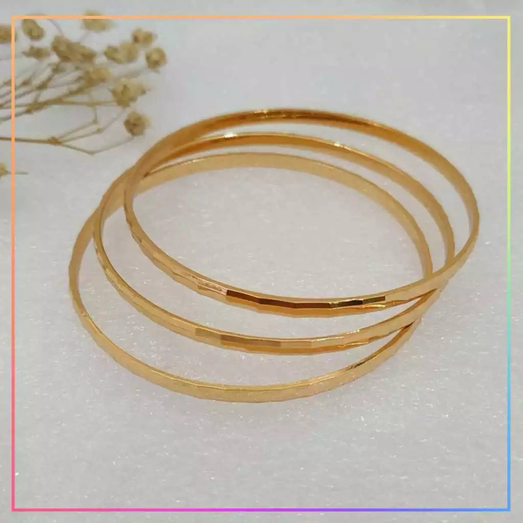 gelang kroncong gold remaja/dewasa lapis emas