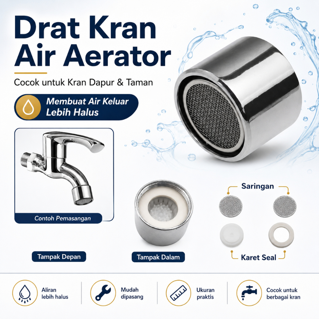 (KIM) Drat Saringan Cucuk Kran Moncong Keran Air