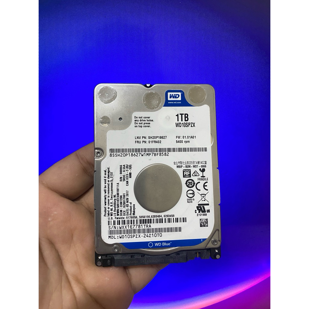 HDD / Hardisk 2.5 Inch 1TB / 1000GB Bekas Berbagai merk Sentinel 100%