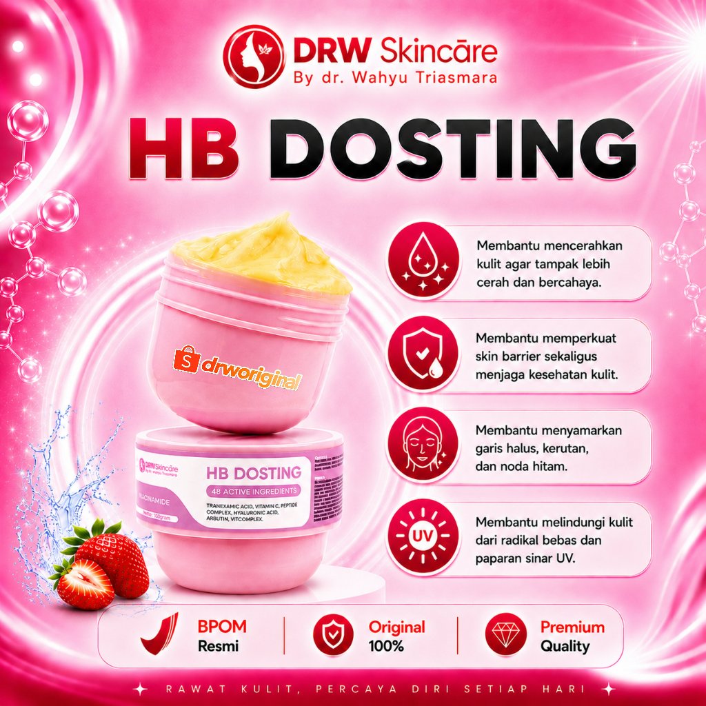 DRW Skincare Lotion HB Dosting | BPOM Resmi , Original 100% , Premium Quality