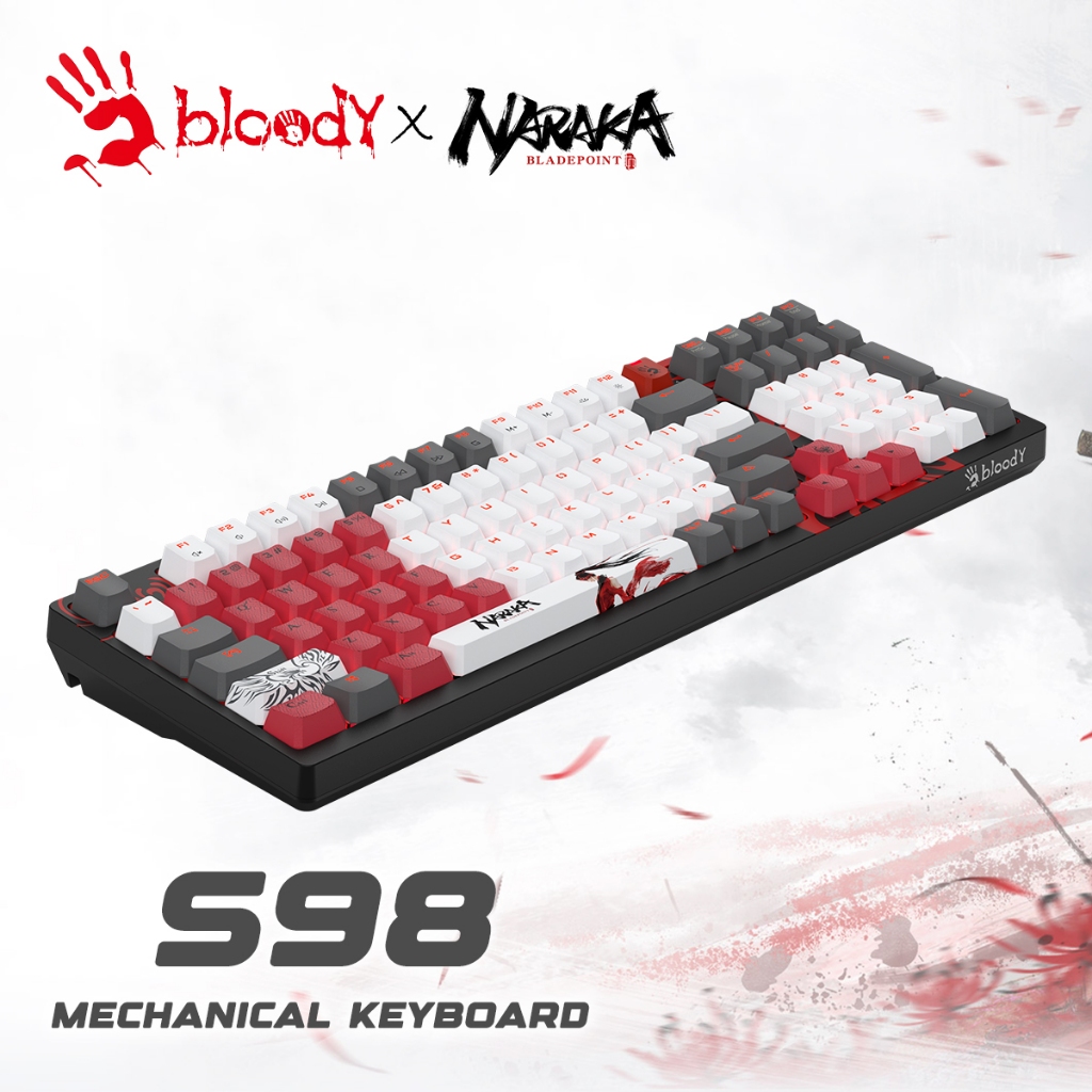 Bloody Keyboard Gaming S98 NARAKA - Keyboard Gaming RGB Mechanical
