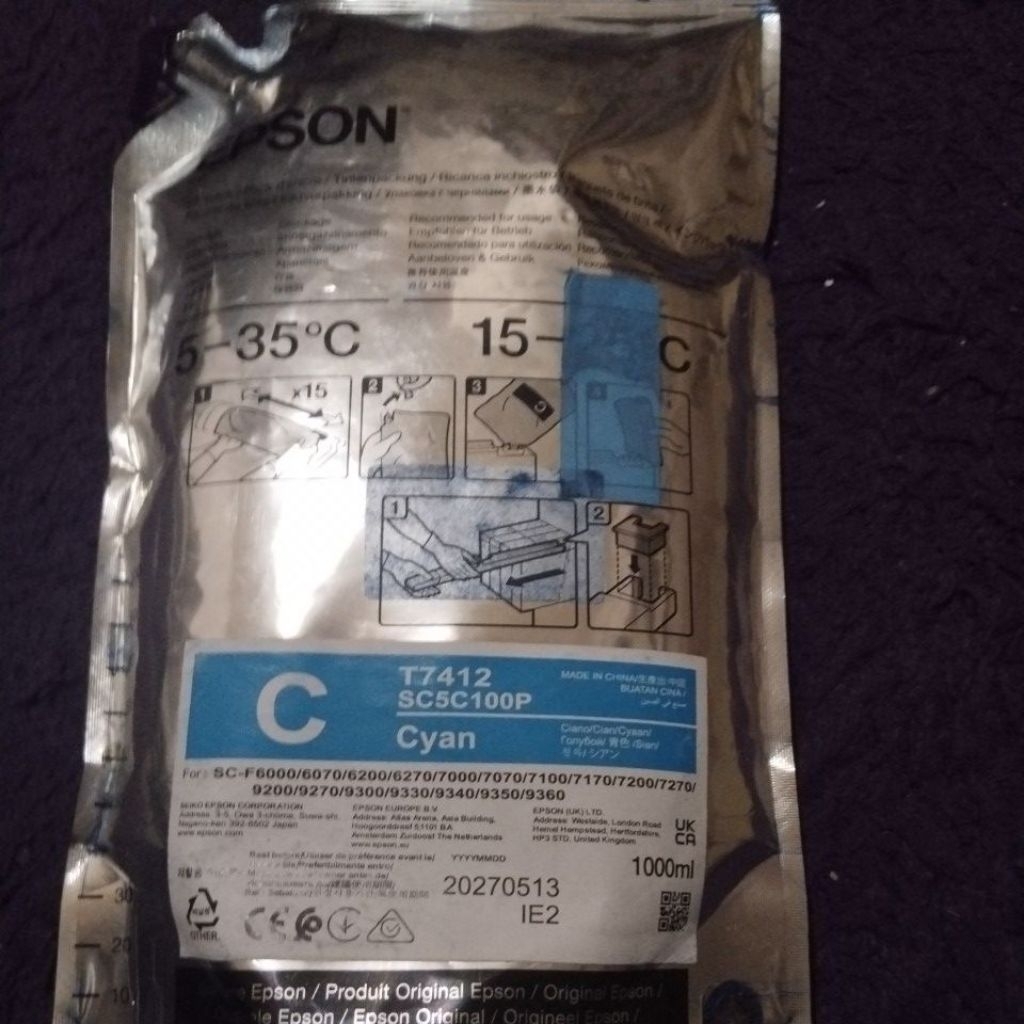 Tinta Epson Sublim F6270 / Tinta Epson F6270
