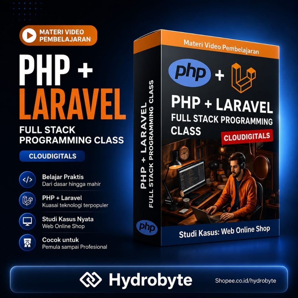 BELAJAR PHP + LARAVEL PROGRAMMING: Jadi
Programmer Handal PHP Laravel