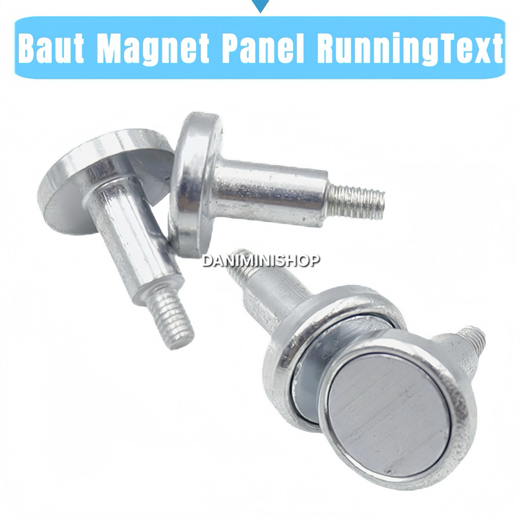 Baut Magnet LED Panel Running Text Videotron