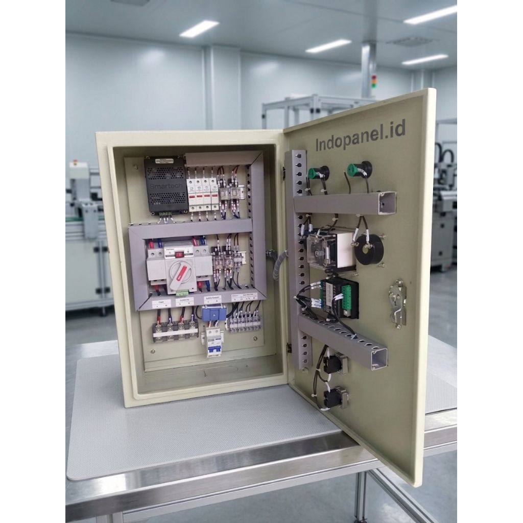 Panel ATS/AMF 1 Phase 63A Otomatis PLN - Genset