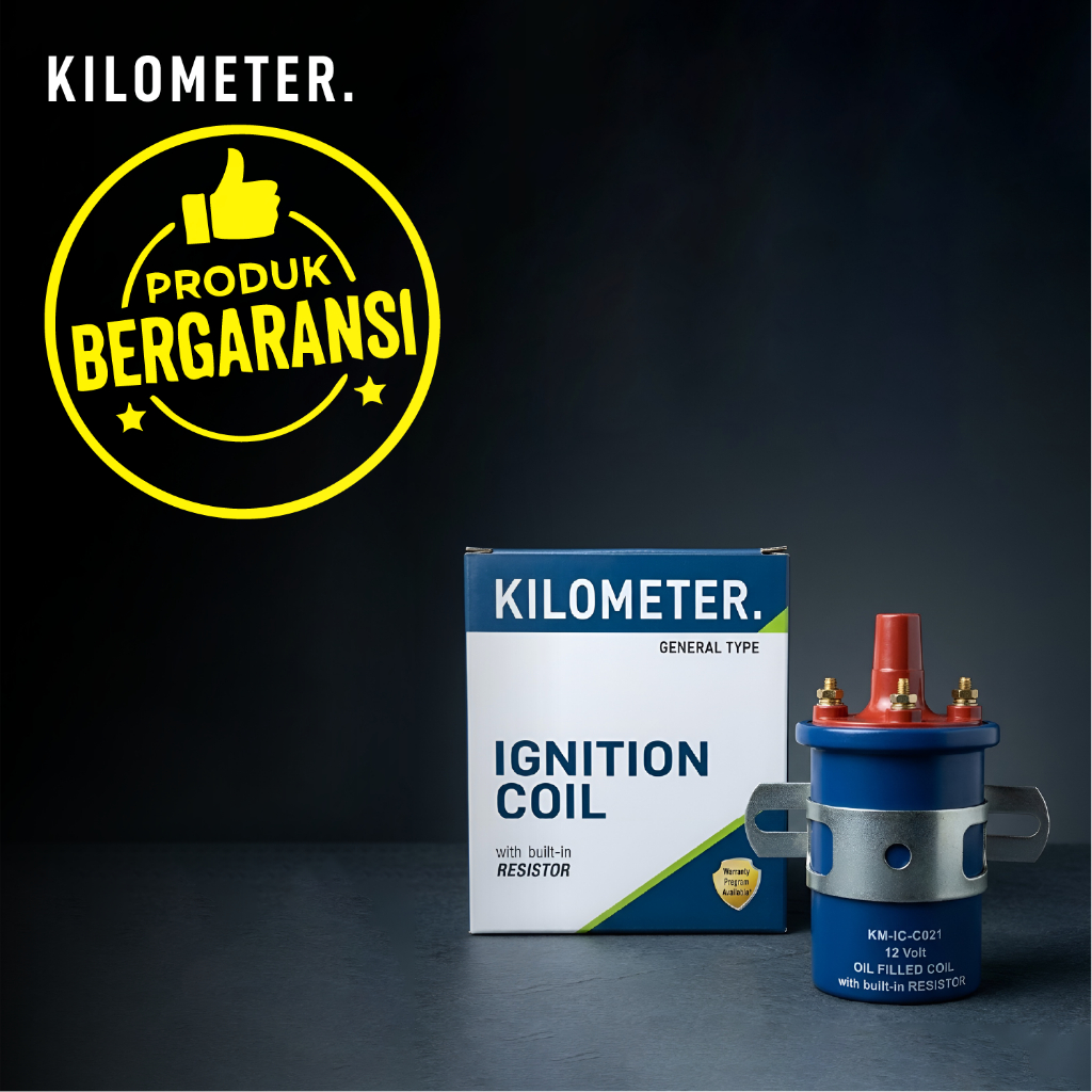 Kilometer | Koil Pengapian Mobil Universal Ignition Coil Botol Built In Resistor | Kijang 5K 7K Jimn