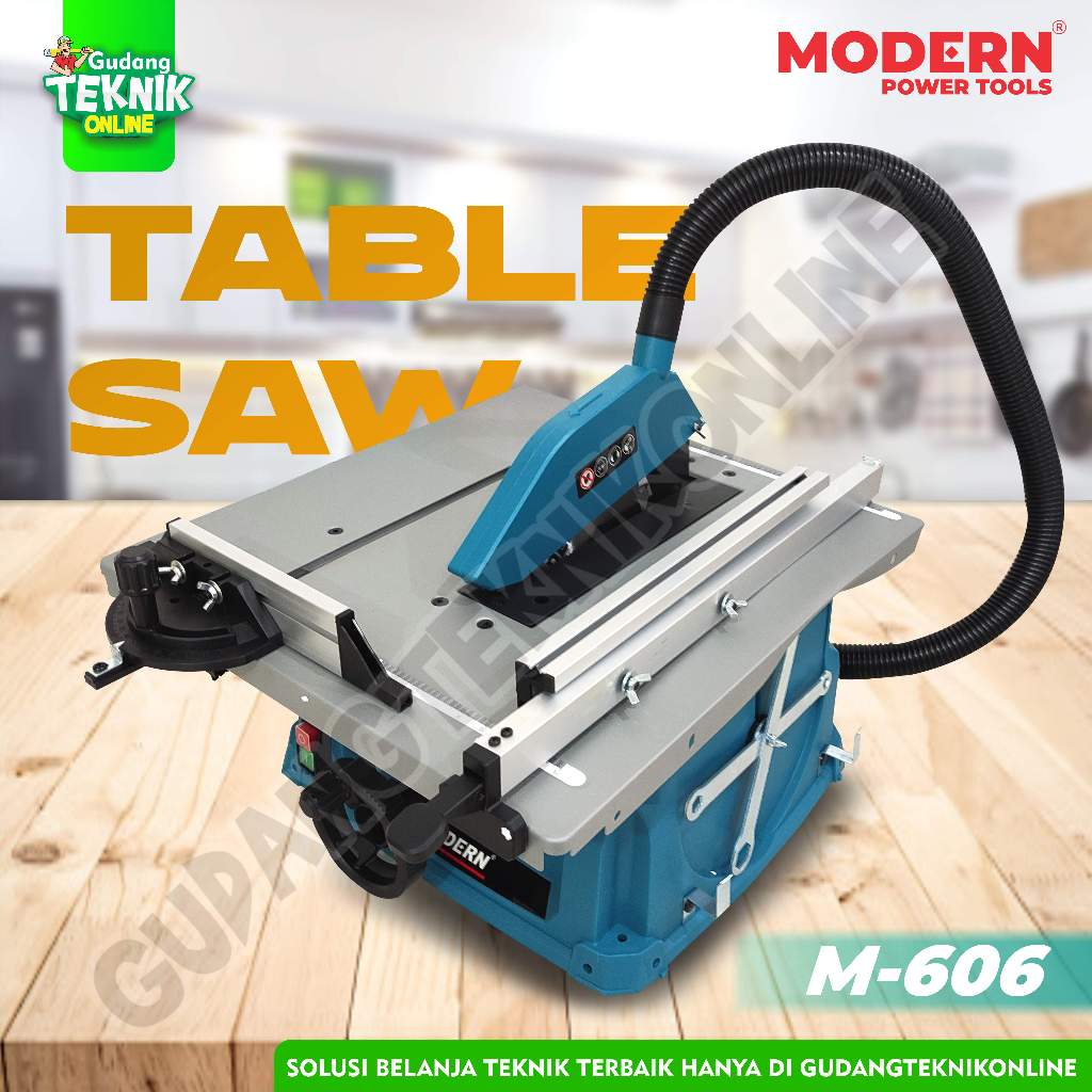 Modern M-608 / Table Saw MODERN M 608 / Meja Potong Gergaji Kayu Circular MODERN M608 8"