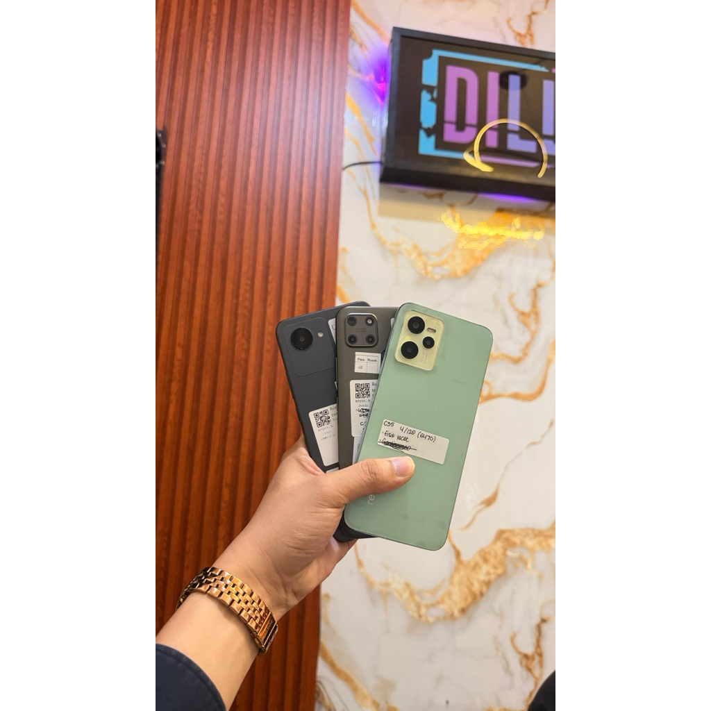 HANDPHONE Hp Realme C21 C20 C15 C11 C25Y C35 C30s 4/64 2/32 2/16 Second Original Resmi
