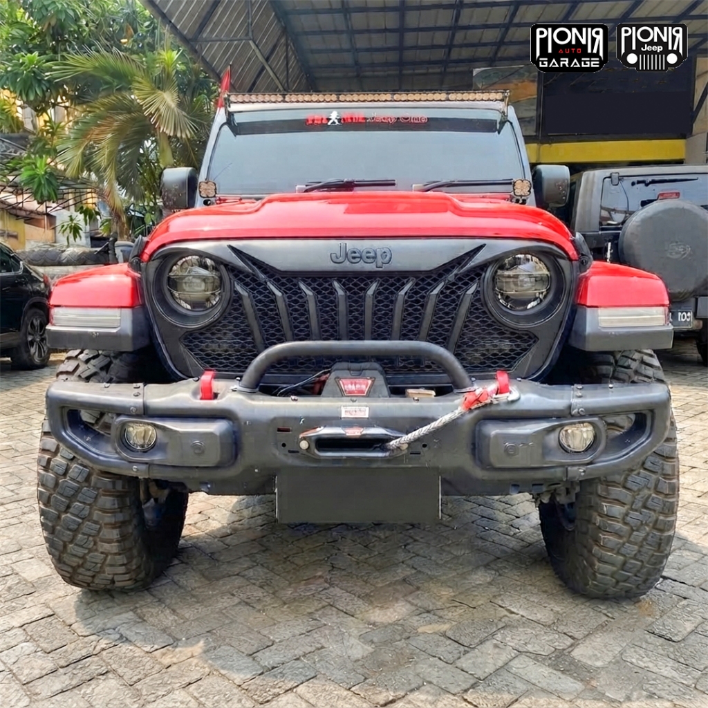 Grille Jeep JL Model Angry Falcon Bird 2018+ Plastik ABS High Quality | Grill Jeep JL Gril Jeep JL G