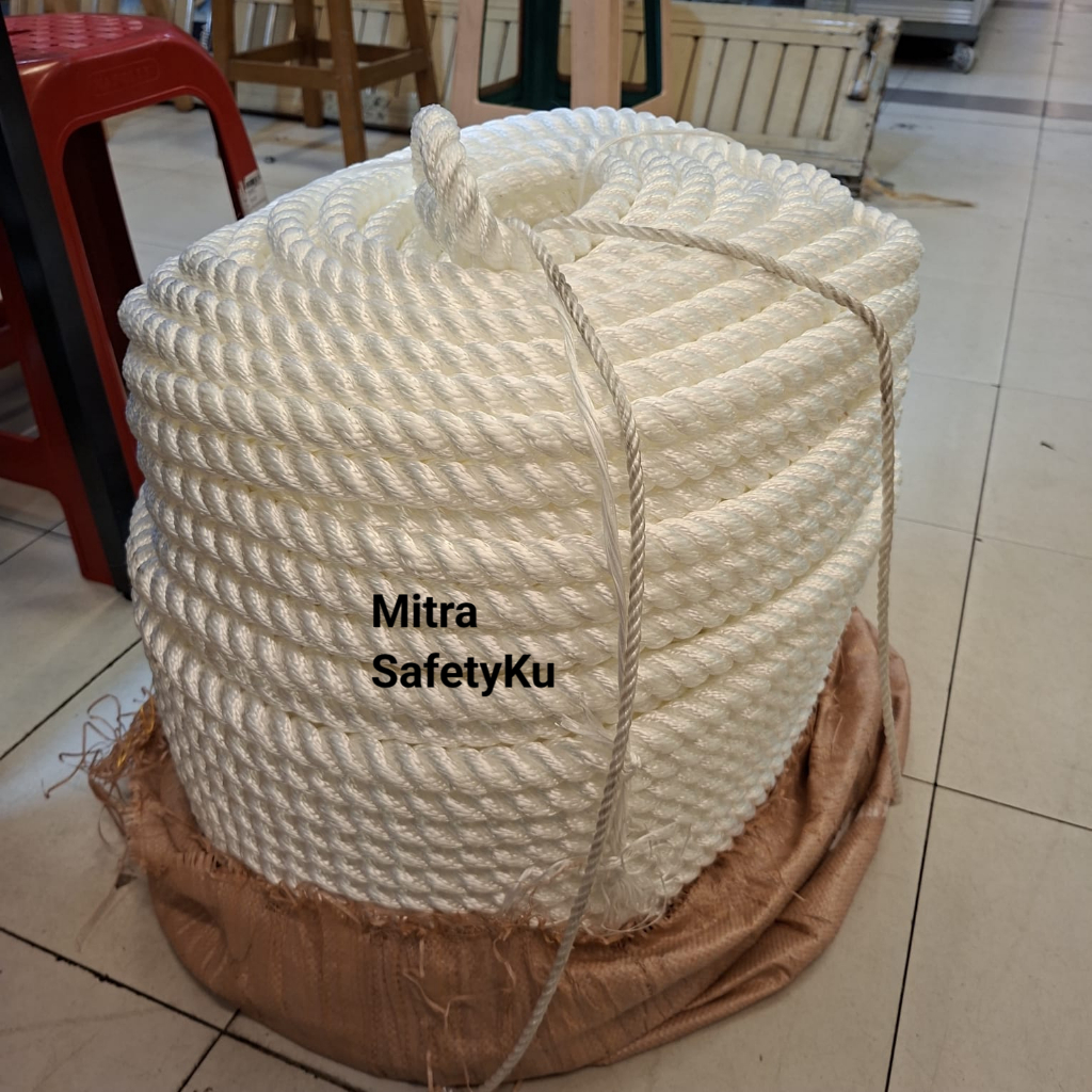 Tali Tambang Nylon 20mm 200 Meter / Tali Tambang Nylon Diameter 20MM Per Roll