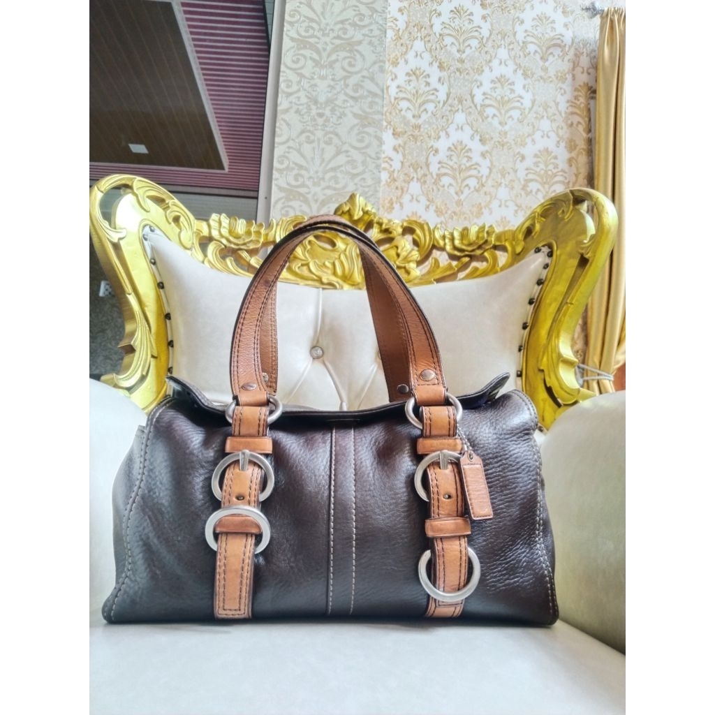 Tas COACH bekas pemakaian, second seken preloved
