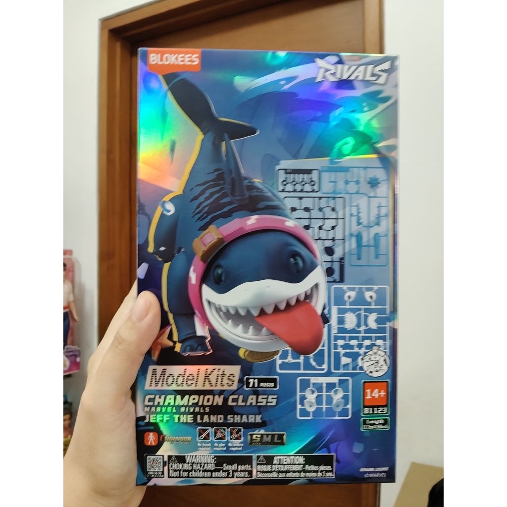 Ready Stock Blokees CC Marvel Rivals Jeff The Land Shark