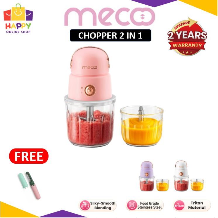 Mecoo Chopper 2 in 1 Food Grade Blender Mini