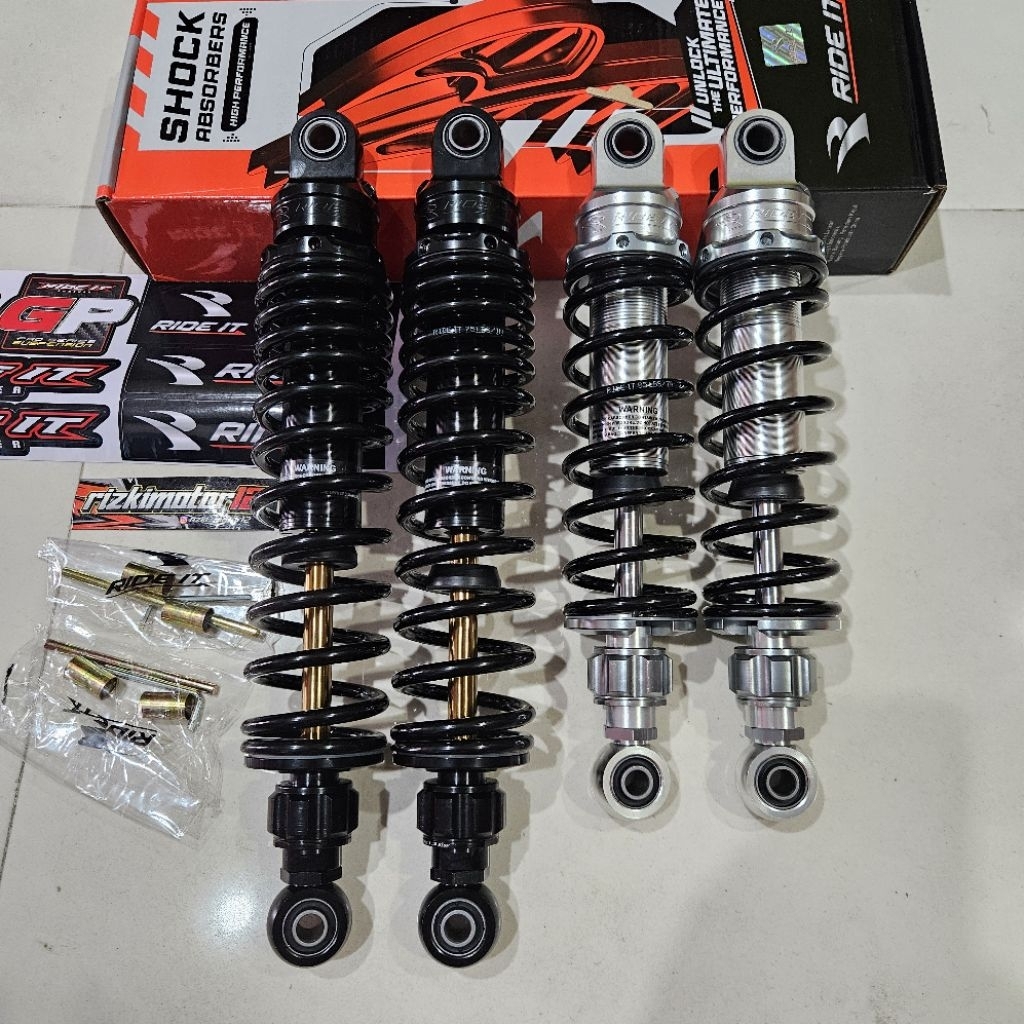 SHOCK SEKOK RIDE IT GP STREET LINE CLICK MODEL SAMA DENGAN KTC RAZOR SIZE 280 /320 /340/360mm
