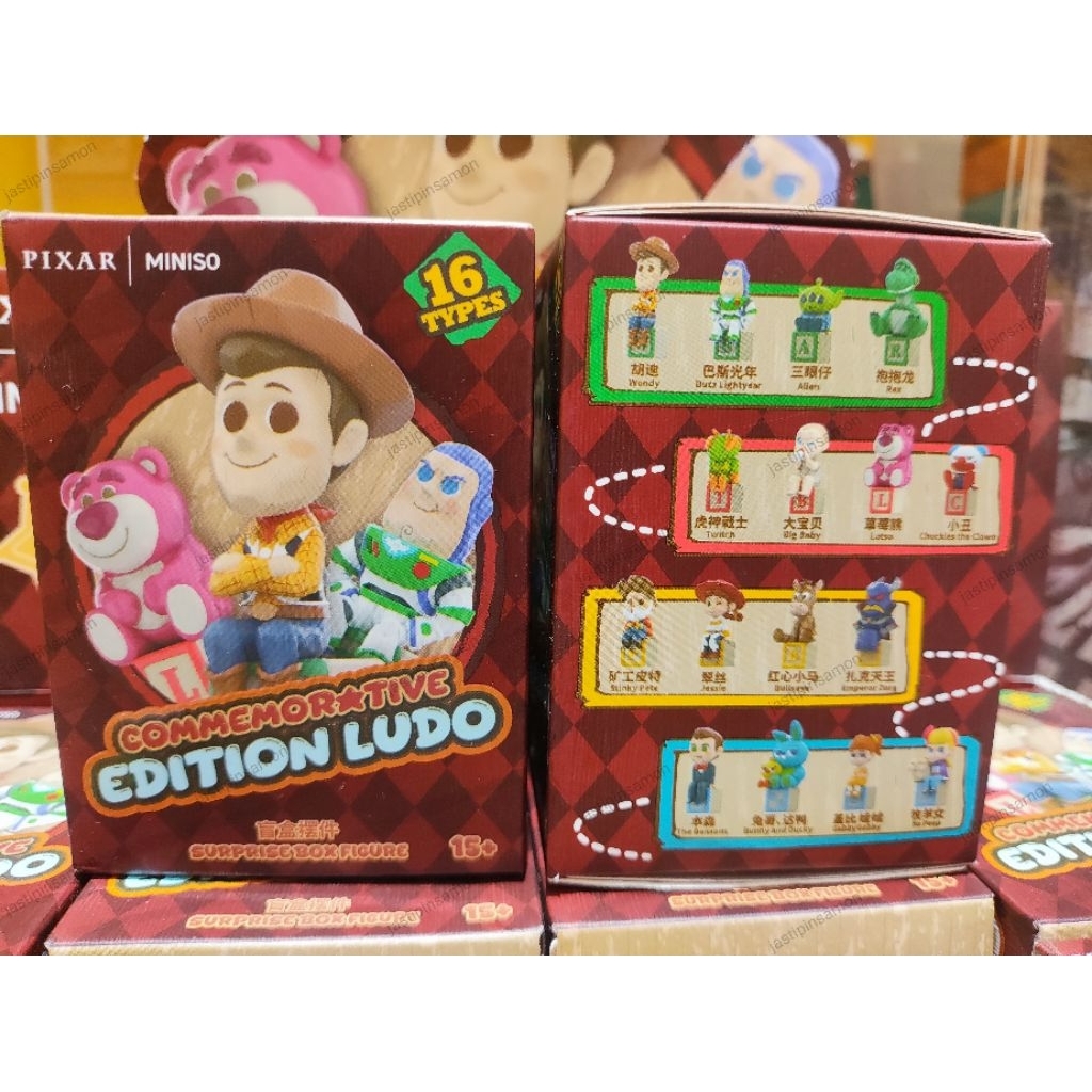 Blind Box Toy Story Commemorative Ludo Edition Surprise Box Figure Miniso x Toy Story