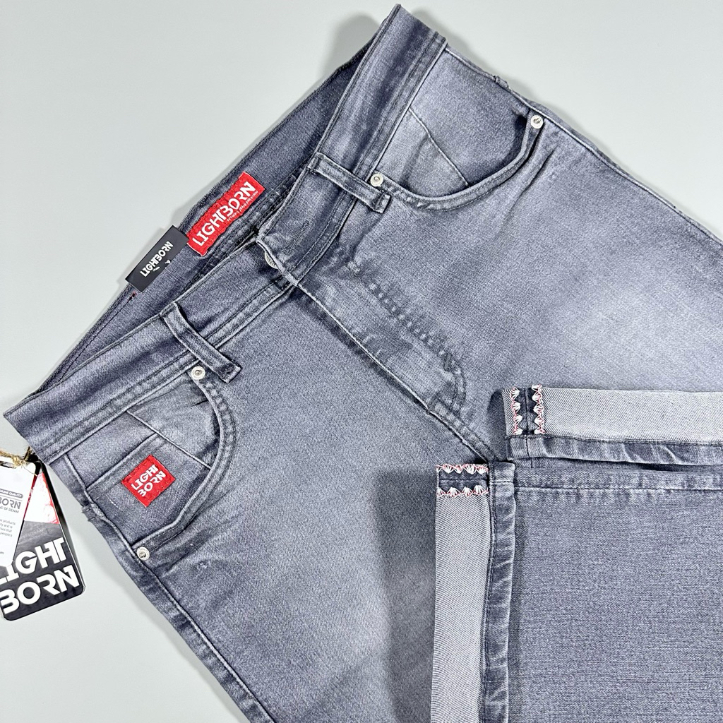 LIGHTBORN Shikigami Twilight Grey Loose fit Denim Selvedge Regular