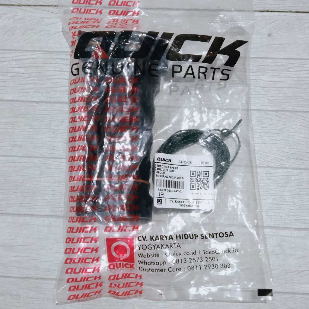 PENGATUR GAS ADJUSTER TRAKTOR QUICK G1000 M1000A  BOXER QUICK ORIGINAL