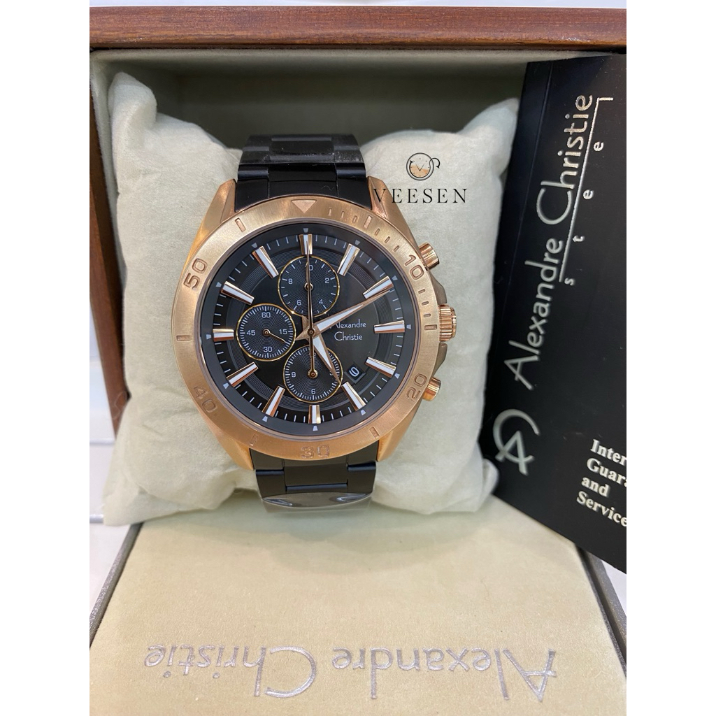 Jam Tangan Alexandre Christie AC 6525 Original Pria
