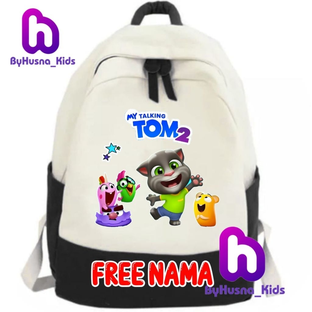 TAS RANSEL ANAK TALKING TOM FRIENDS MINIS TALKING TOM HEROES TALKING TOM AND FRIENDS CUSTOM