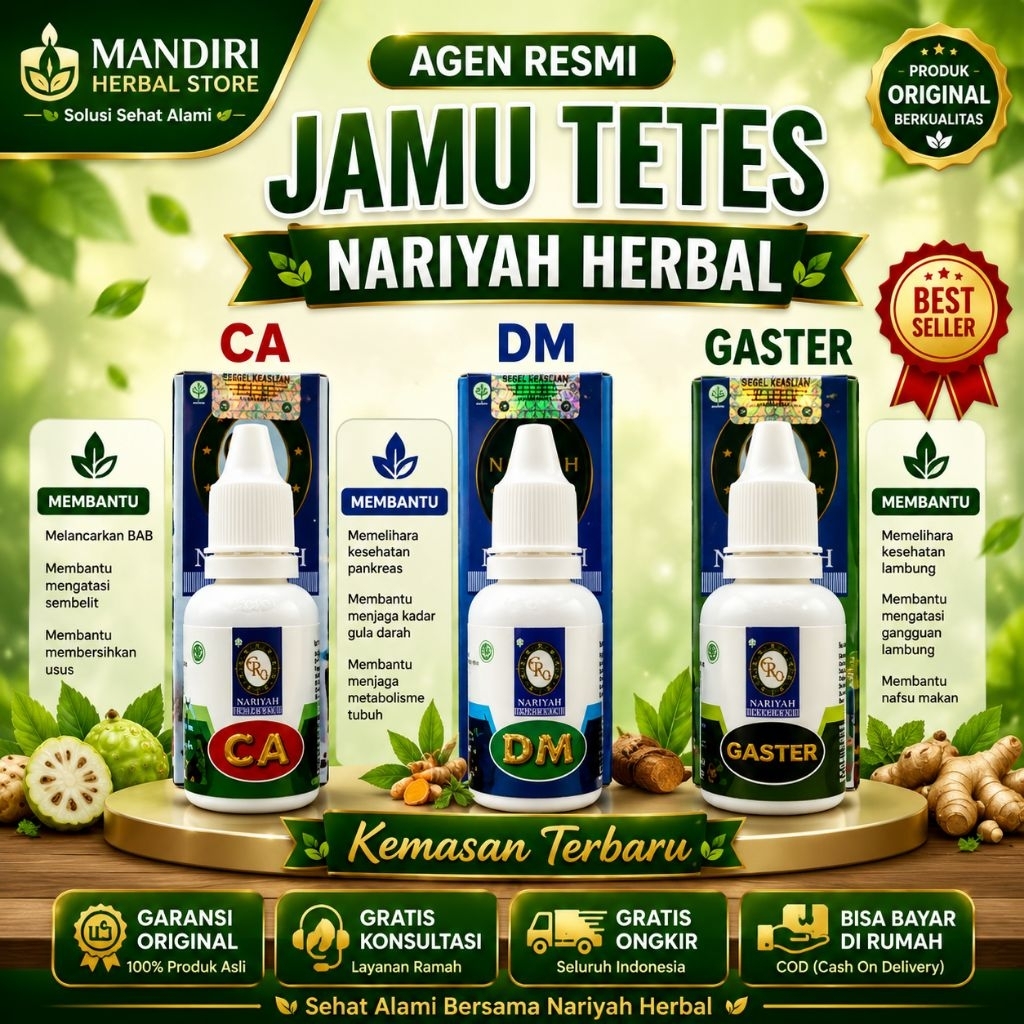 Herbal Nariyah Nariyah CA Nariyah Herbal Original Nariyah Gaster Nariyah DM