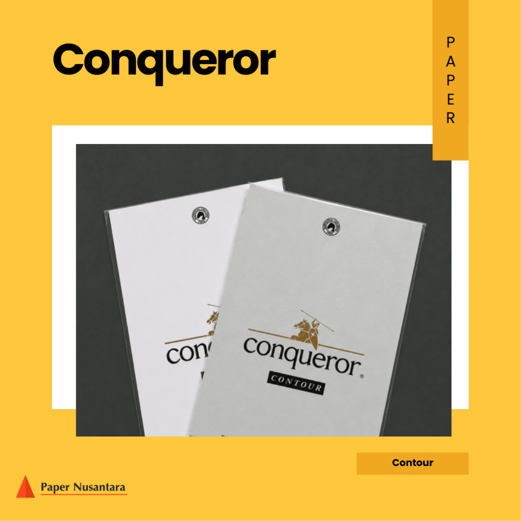 [10 Lembar] Kertas Import Conqueror Contour Ukuran A4 | Kertas Fancy Impor Sertifikat Piagam Kartu N