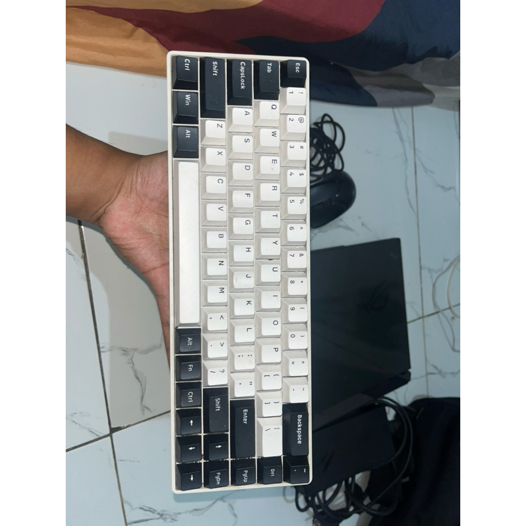 Keyboard Gaming Noir N1 Pro White