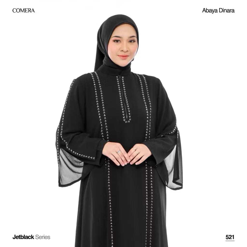 GAMIS ABAYA NAQA KC 521 FULL SWAROVSKY DEPAN BELAKANG