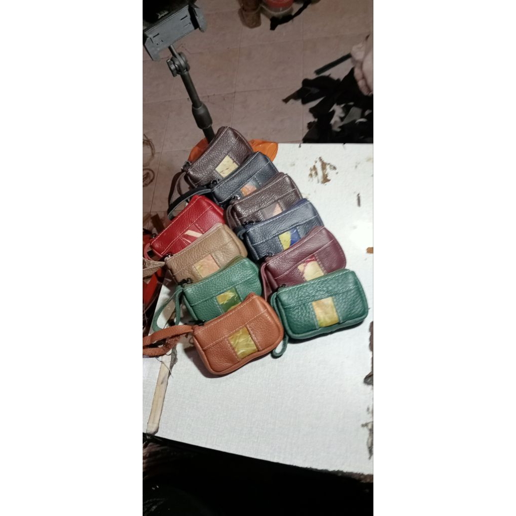 Dompet papirut koin //dompet koin kulit terbaru /dompet koin kulit sapi asli