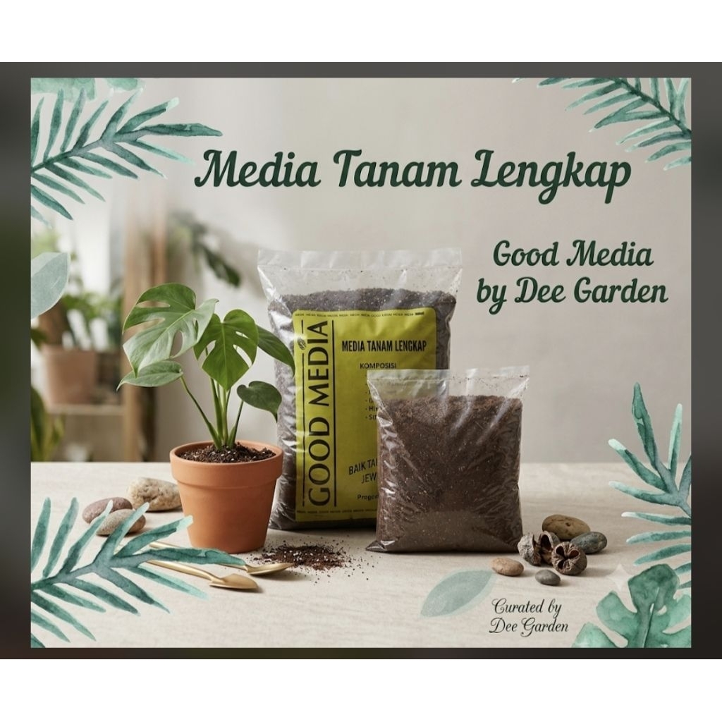 Good Media Media Tanam Lengkap Komposisi Arang Sekam Pasir Malang Cocopeat Humus