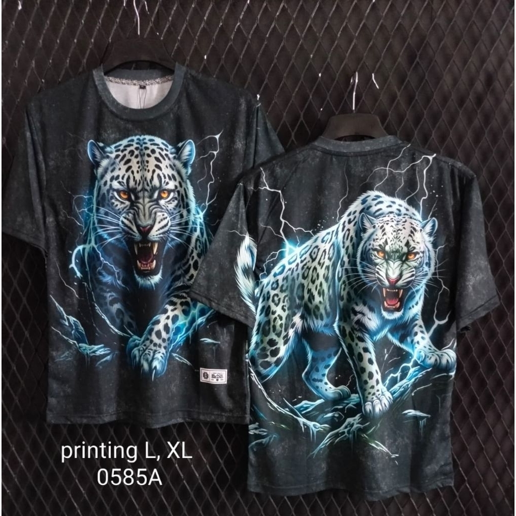 Kaos Fullprint Dewasa Blackbeard Pendek Size L XL Unisex