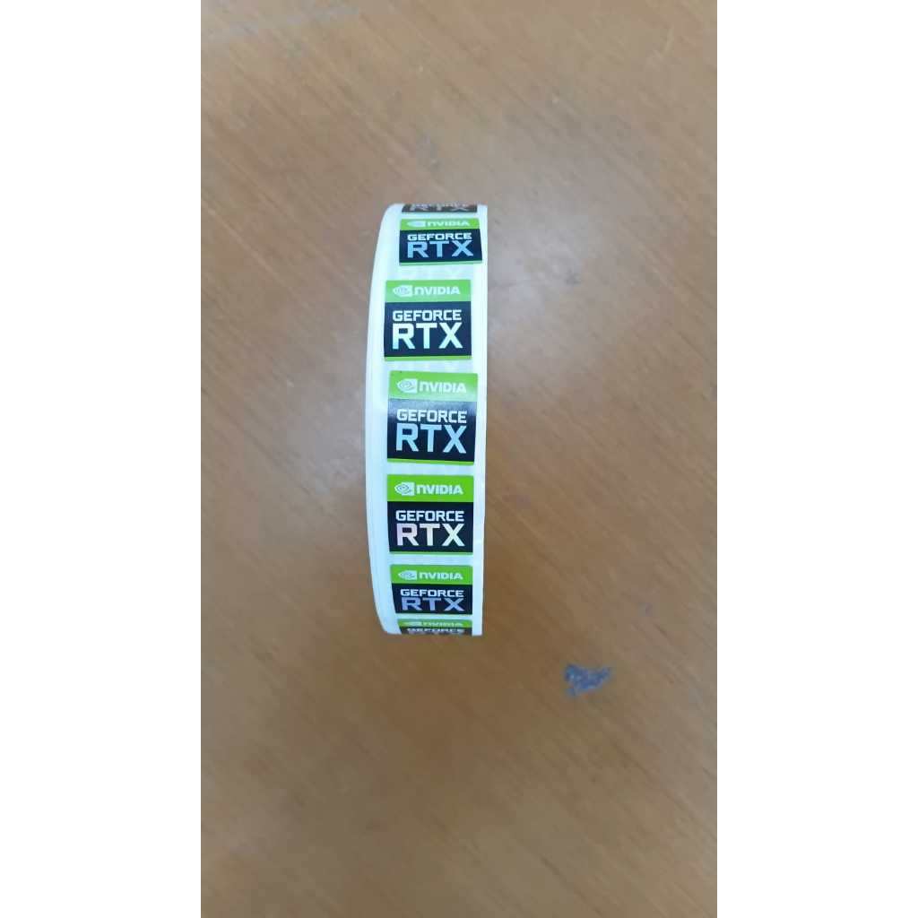 STIKER LAPTOP VGA RTX  UNTUK BODY C UNIVERSAL SIAP PAKAI
