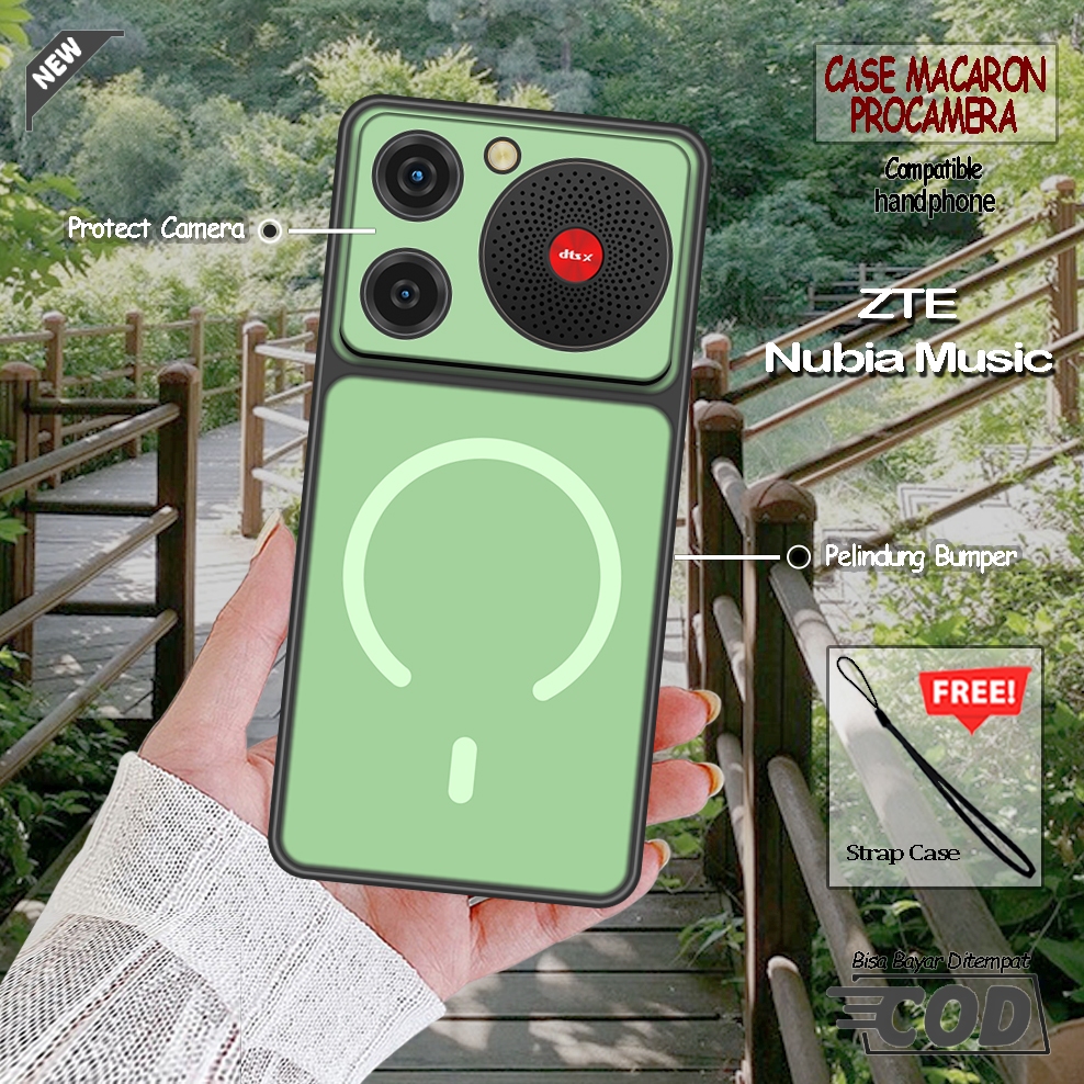 Case ZTE Nubia Music Terbaru - Softcase Macaron Procamera - Casing Silikon Smartphone - CaseMyway