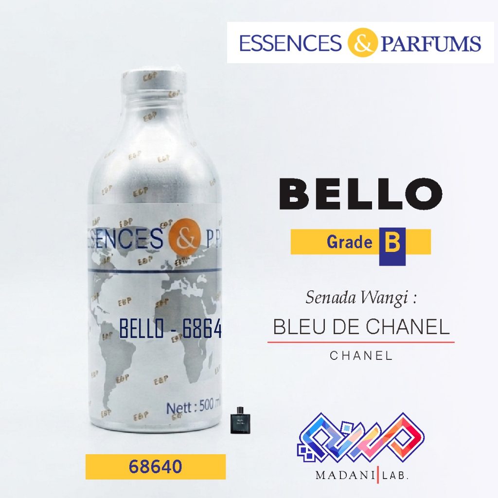 BELLO 68640 [B] Senada Parfum Bleu de chanel dari Essences & Parfums | 500gr Segel |
