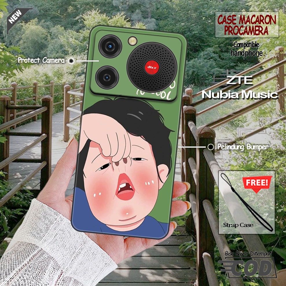 Case ZTE Nubia Music Terbaru - Softcase Macaron Procamera - Casing Silikon Smartphone - CaseMyway