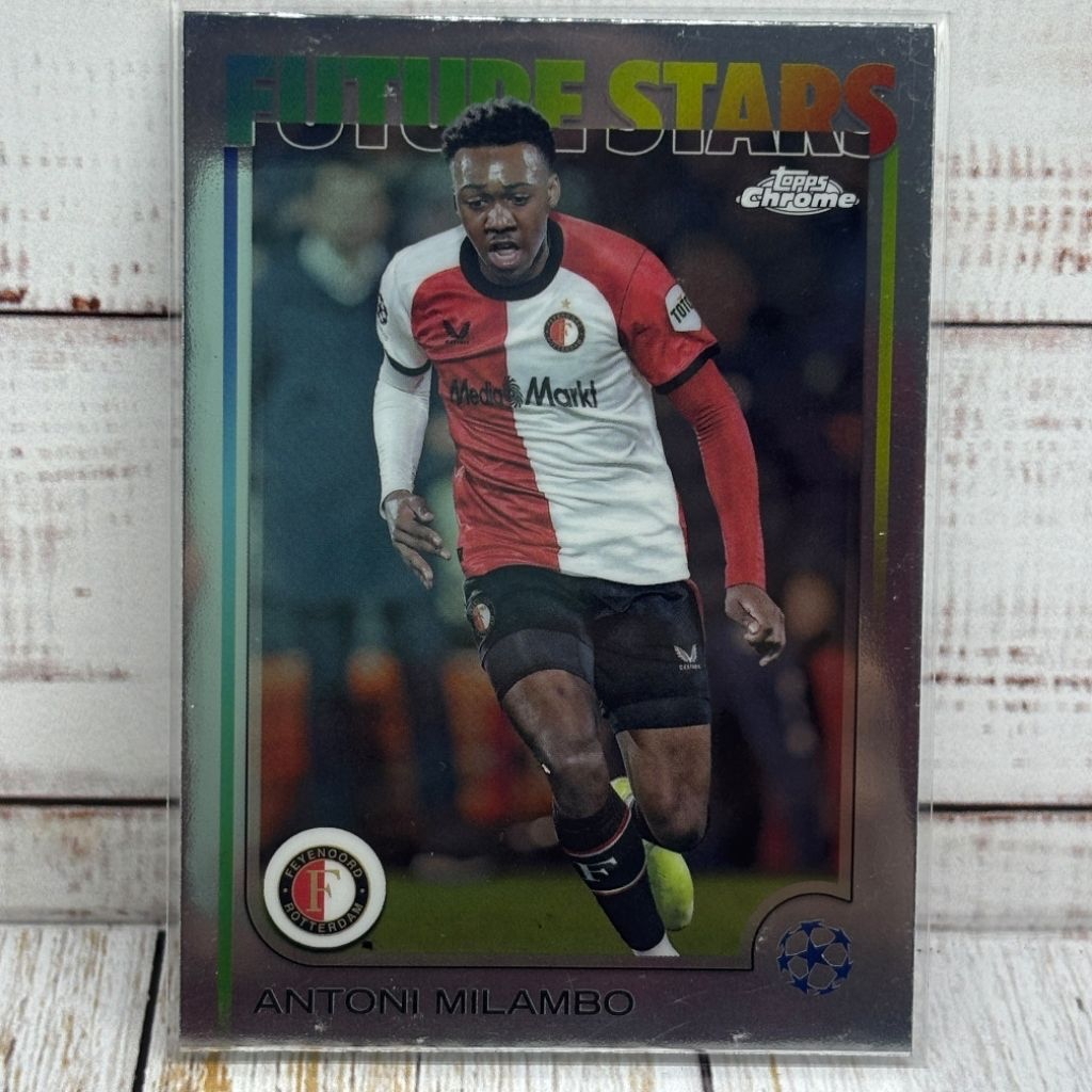 Kartu Bola Milambo Future Stars Feyenoord Topps Chrome Original