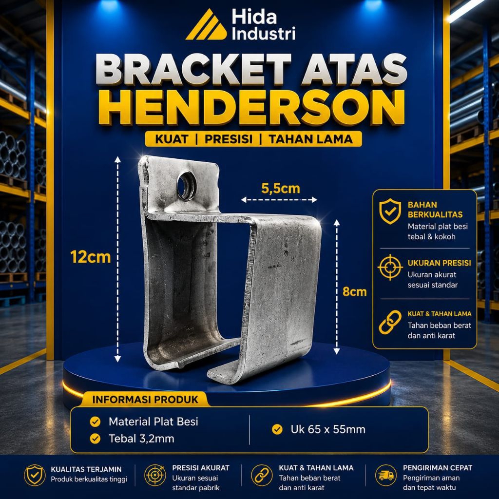 (PROMO) Bracket Rel Atas Henderson - braket rel - breket rel | Aksesoris rel Henderson