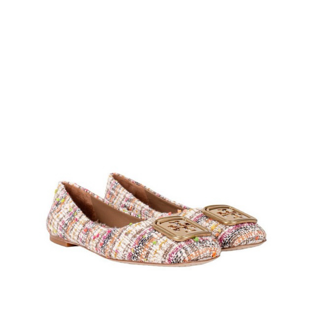 TORY BURCH Georgia Bombe Ballet Flat
