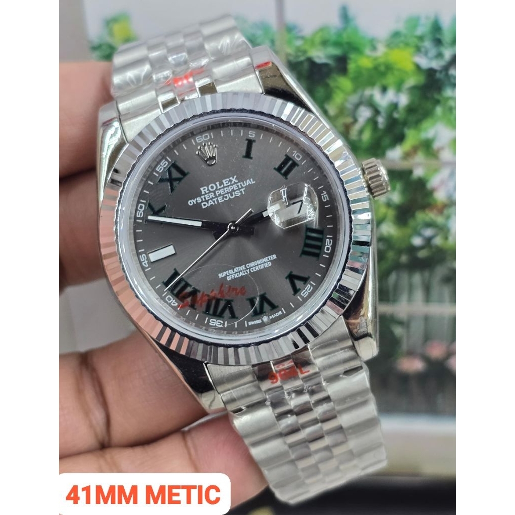 ROLEX Jam Tangan Pria Datejust 41mm Stainless 904L Automatic Sapphire Crystal